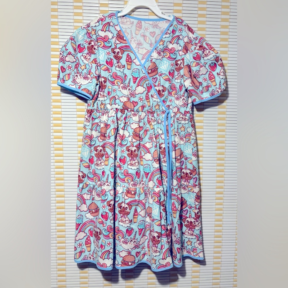 Kawaii Inspired Handmade Girl Dress ( Size 5-6)